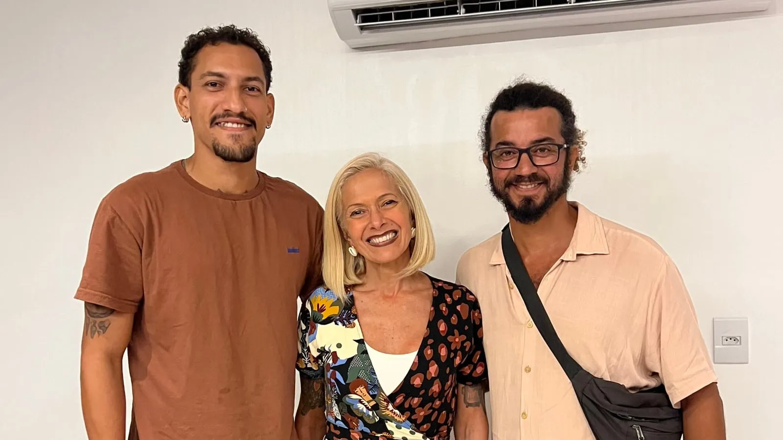 Alcimar Verissimo, Vaniza Schuler e Ras Barack em reunião sobre o portfólio MICE de Pipa